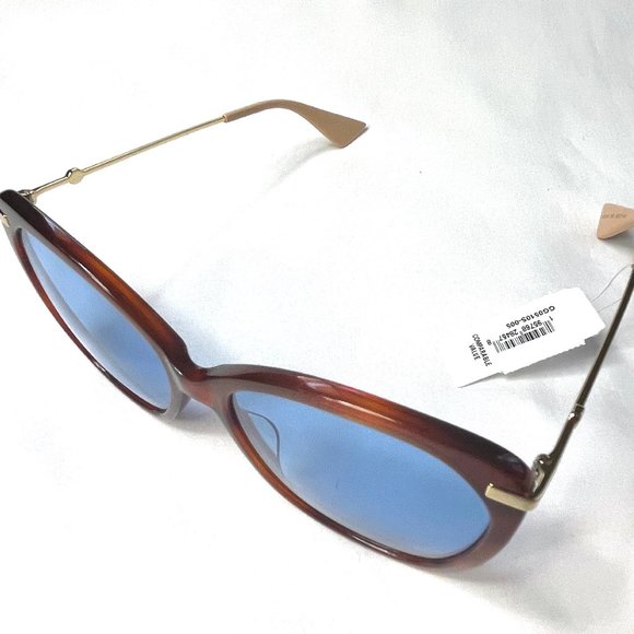 NWT Auc Gucci Blue Butterfly Sunglasses - Picture 3 of 13